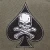 Black Ink Death Spade Low Profile Insignia Cap