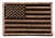Rothco Iron On / Sew On Embroidered US Flag Patch 