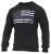 Rothco Thin Blue Line Flag Crew Neck Sweatshirt