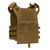 Rothco Laser Cut MOLLE Lightweight Armor Carrier Vest - Coyote Brown