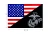 Rothco USMC Eagle, Globe and Anchor Flag Decal (Outside / Back Gum)