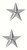 Rothco Brigadier General Insignia Stars - Silver