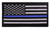 Rothco Thin Blue Line Flag Patch - Iron On