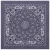 Rothco Trainmen Paisley Bandana – Extra-Large - 27” X 27"