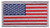 Rothco American Flag Patch - Hook Back - Red White Blue with White Border / Normal