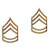 Rothco First Sergeant Polished Insignia