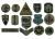 Rothco Subdued Military Assorted Military Patches