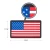Rothco PVC US Flag Patch With Hook Back