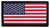 Rothco American Flag Patch - Hook Back - Red White Blue with Black Border / Normal