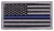 Rothco Thin Blue Line Police U.S. Flag Patch - Hook Back