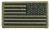 Rothco American Flag Patch With Hook Back - Green