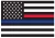 Rothco Thin Blue Line & Thin Red Line Flag Decal 