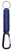 Rothco Thin Blue Line Paracord Keychain With Carabiner 