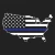 Rothco Thin Blue Line America Map T-Shirt