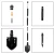 Rothco 8-in-1 Multi-Tool Survival Shovel / Portable Camping Entrenching Tool - Stainless Steel