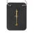 Rothco Low Profile Leather Badge Holder with Chain