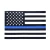 Rothco Transparent Thin Blue Line Flag Decal