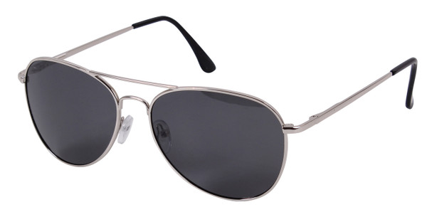 Rothco 58mm Polarized Sunglasses - Chrome / Smoke
