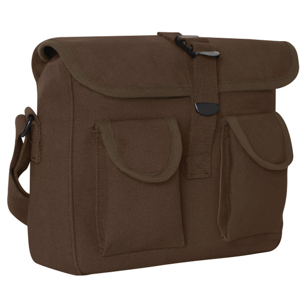 Rothco Canvas Ammo Shoulder Bag - Earth Brown