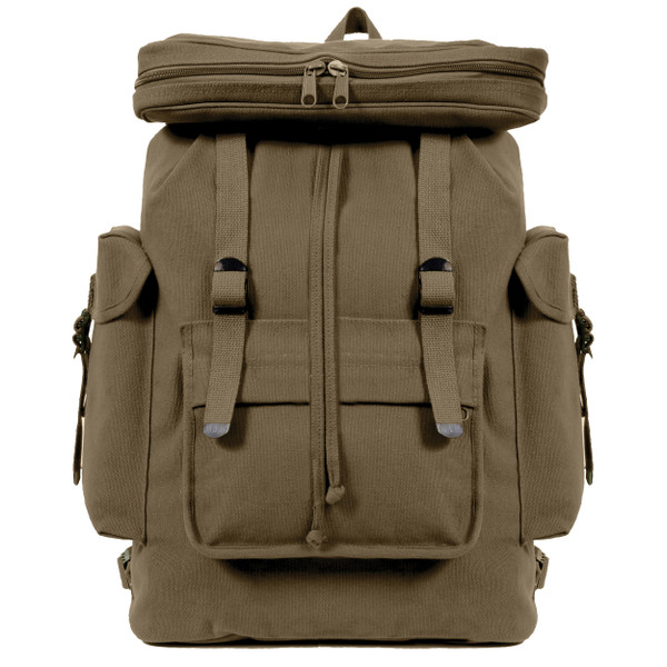 Rothco Canvas European Style Rucksack - Olive Drab