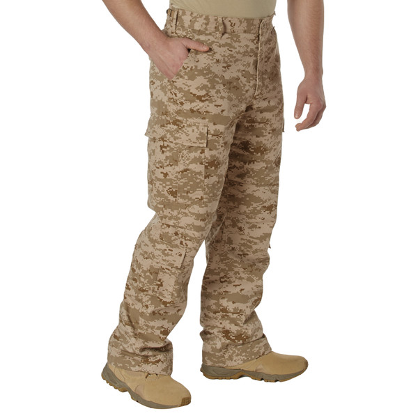 Rothco Vintage Paratrooper Cargo Fatigue Pants - Desert Digital Camo