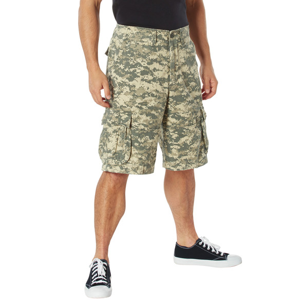 Rothco Vintage Utility Cargo Shorts - ACU Digital Camo