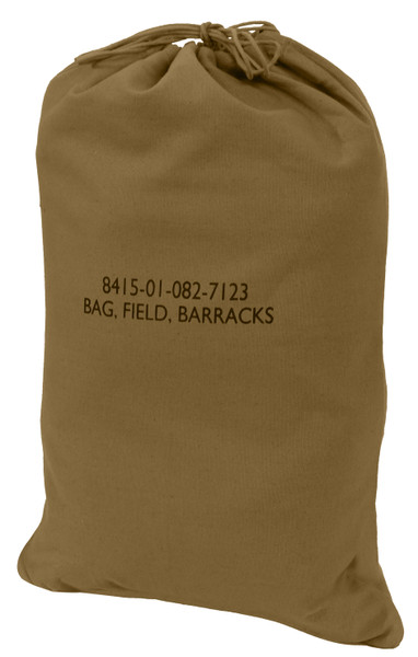 Rothco Canvas Barracks Bag - Coyote Brown