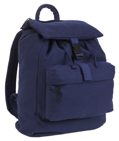 Rothco Canvas Daypack - Navy Blue