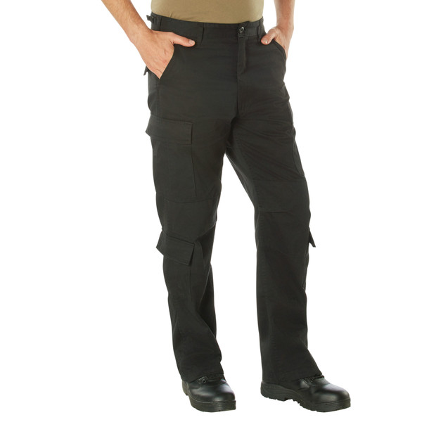 Rothco Vintage Paratrooper Cargo Fatigue Pants - Black