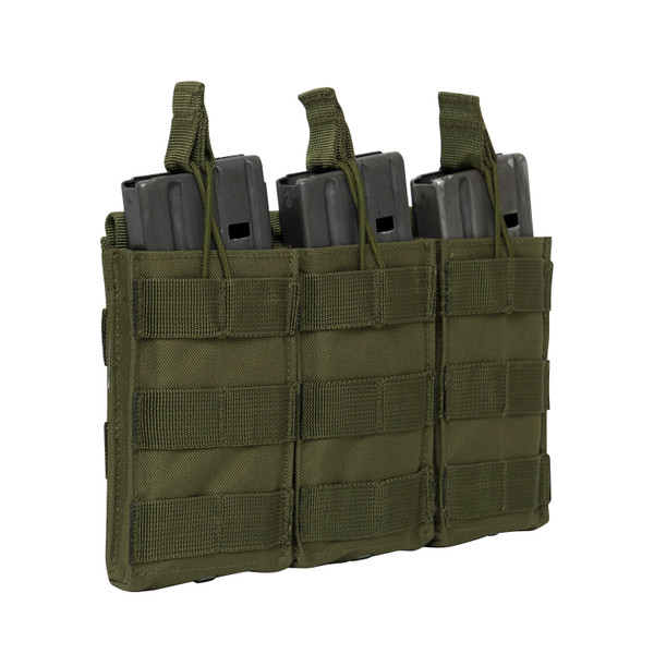 Rothco MOLLE Triple Mag Pouch - Olive Drab