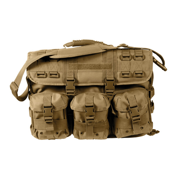 Rothco MOLLE Tactical Laptop Briefcase - Coyote Brown