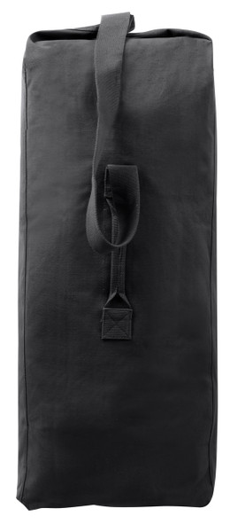 Rothco Heavyweight Top Load Canvas Duffle Bag - Black