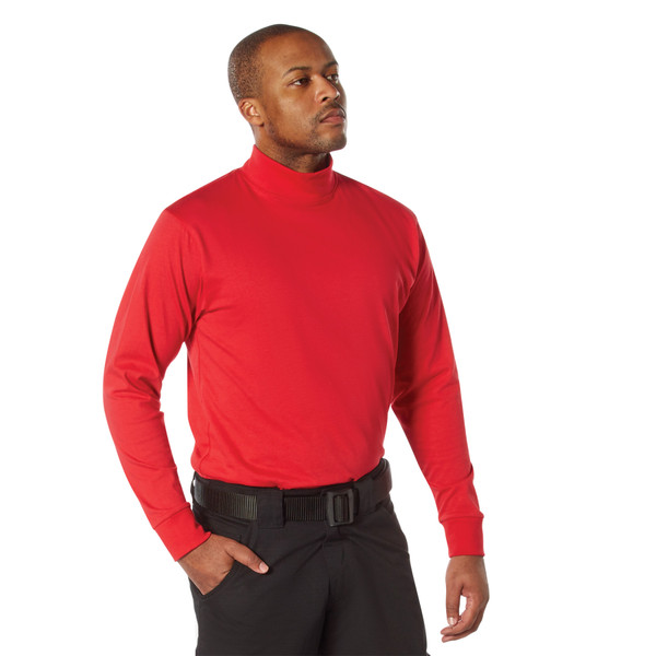 Rothco Mock Turtleneck - Red