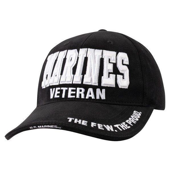 Rothco Deluxe Low Profile Military Branch Veteran Cap - Marines