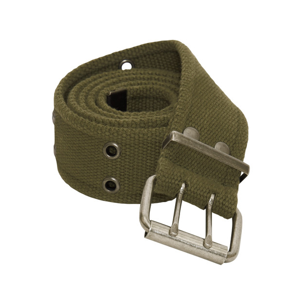 Rothco Vintage Double Prong Buckle Belt - Olive Drab