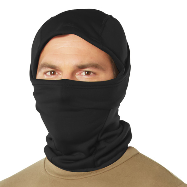 Rothco Hinged Helmet Liner Balaclava - Black