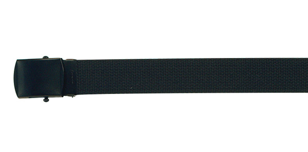 Rothco Web Belt with Buckle - Black / 64 Inches