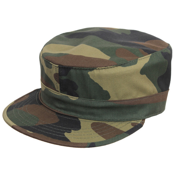 Rothco Adjustable Camo Fatigue Cap - Woodland Camo