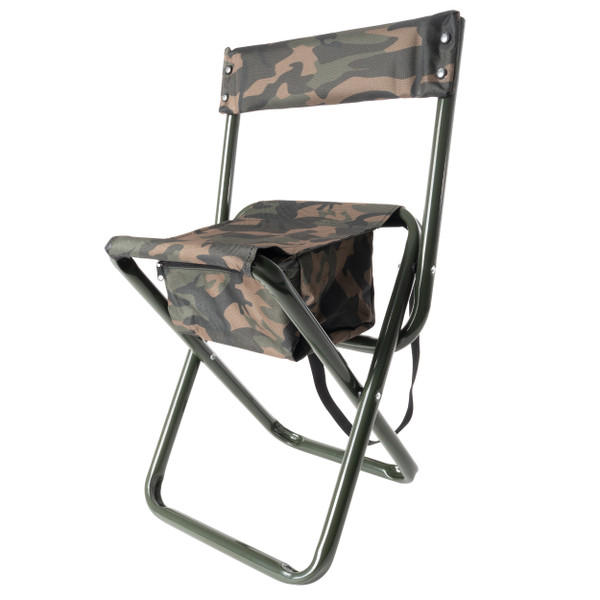 Rothco Deluxe Folding Stool With Pouch - Woodland Camo