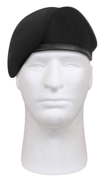 Rothco G.I. Type Inspection Ready Beret - Black / 6 1/2