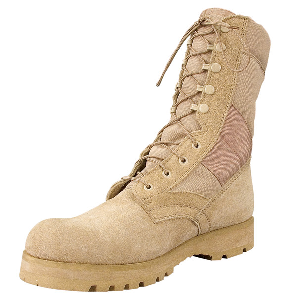 Rothco Sierra Sole Tactical Boots - 8 Inch - Desert Tan / 1 / Regular