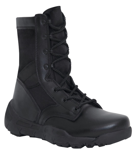 Rothco V-Max Lightweight Tactical Boot - 8 Inch - Black / 5 / Regular