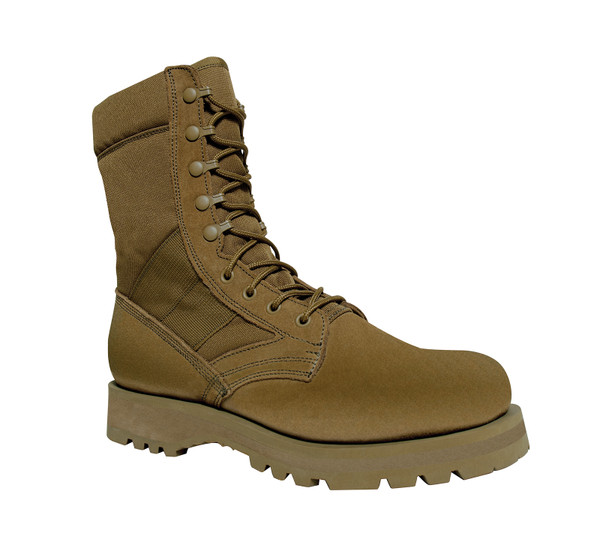 Rothco Sierra Sole Tactical Boots - 8 Inch - AR 670-1 Coyote Brown / 5 / Regular
