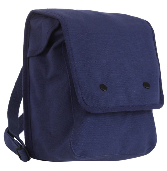 Rothco Canvas Map Case Shoulder Bag - Navy Blue