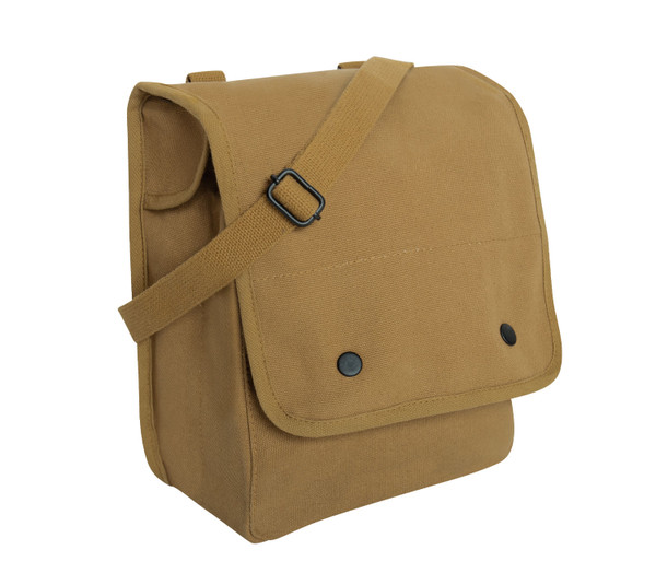 Rothco Canvas Map Case Shoulder Bag - Coyote Brown