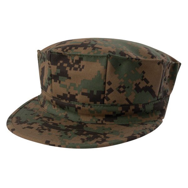 Rothco 8 Point Military Cap - Woodland Digital Camo