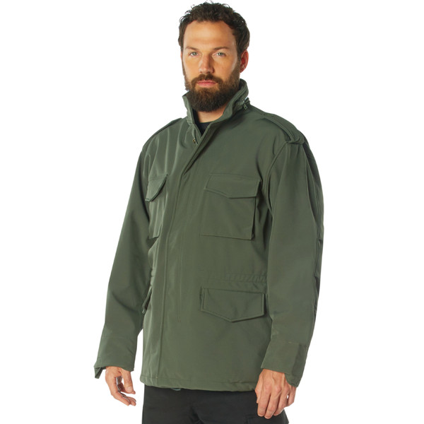 Rothco Soft Shell Tactical M-65 Field Jacket - Olive Drab