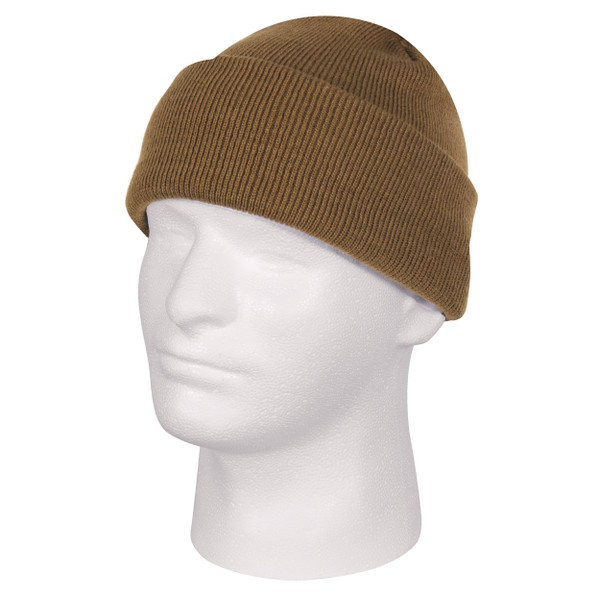 Rothco Deluxe Fine Knit Watch Cap - Coyote Brown