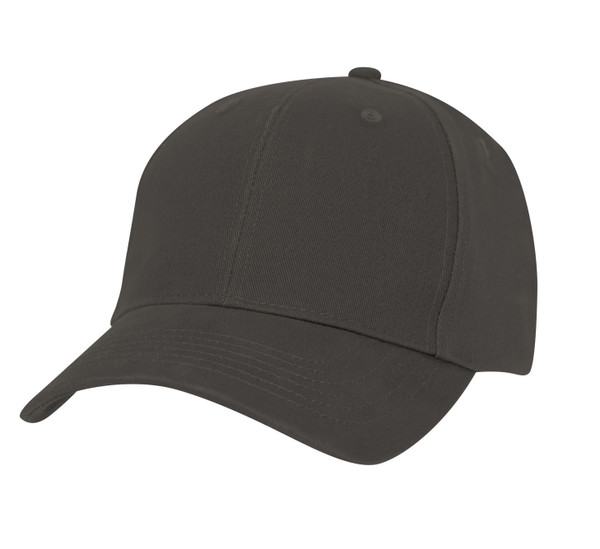 Rothco Supreme Solid Color Low Profile Cap - Gunmetal Grey