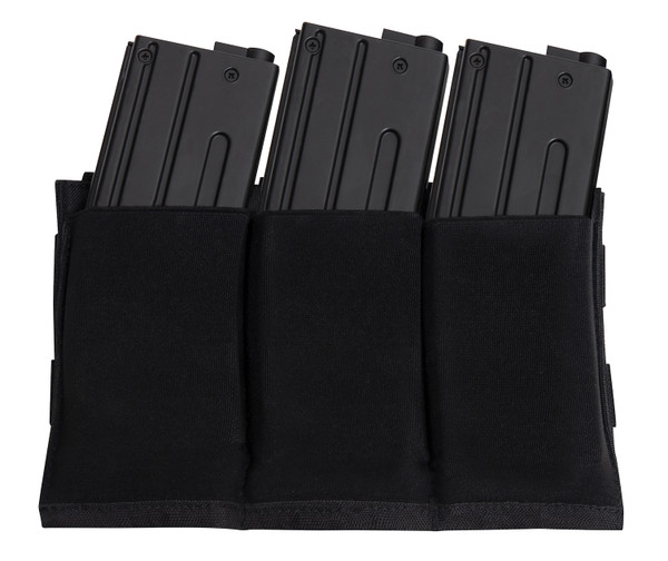 Rothco Lightweight 3 Mag Elastic Retention Pouch